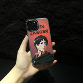 Anime Attack on Titan Eren Phone Case for iPhone - HelloAnimeCases